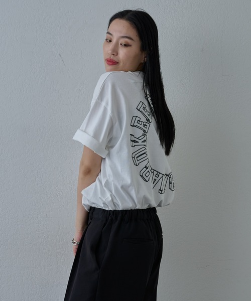 COLONY 2139（コロニートゥーワンスリーナイン）の「サークルロゴプリントTシャツ（Tシャツ/カットソー・メンズ・ホワイト/ブラック・MEDIUM/LARGE）」の7枚目の写真