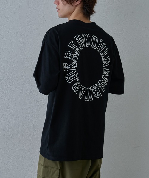 COLONY 2139（コロニートゥーワンスリーナイン）の「サークルロゴプリントTシャツ（Tシャツ/カットソー・メンズ・ホワイト/ブラック・MEDIUM/LARGE）」の11枚目の写真