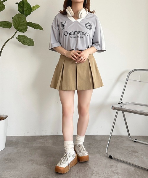apres jour(アプレジュール)の「ルーズゲームT【ZOZOTOWN限定アイテム】(Tシャツ/カットソー・レディース・オフホワイト/グレー/ネイビー・フリー/X-LARGE)」の13枚目の写真