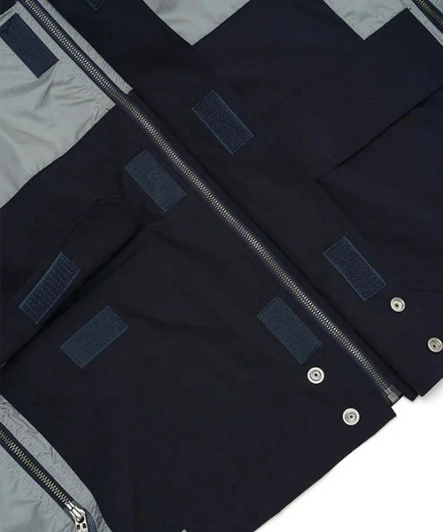 FACETASM（ファセッタズム）の「【FACETASM】NYLON ZIP JACKET（ナイロンジャケット・メンズ・ネイビー・4）」の6枚目の写真