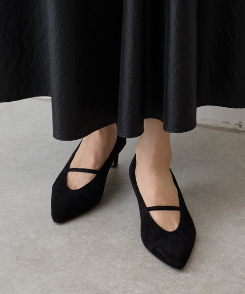 BEARDSLEY（ビアズリー）の「ポイントパンプス（ブーツ・レディース・ブラック/キャメル・23/23.5/24/24.5）」の10枚目の写真