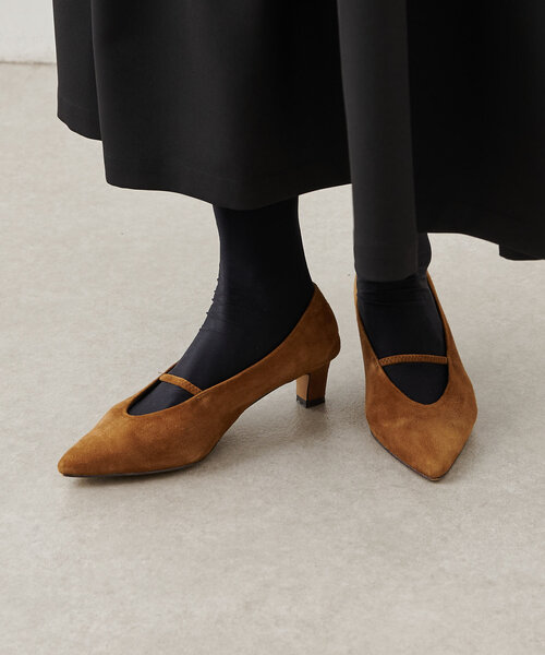 BEARDSLEY（ビアズリー）の「ポイントパンプス（ブーツ・レディース・ブラック/キャメル・23/23.5/24/24.5）」の21枚目の写真