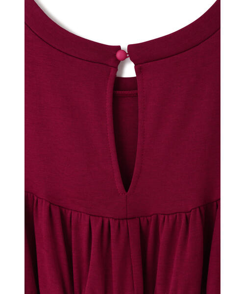 JILLSTUART ギャザーＡラインカットワンピース ワイン JILL STUART（ジルスチュアート）の「◇ギャザーAラインカット