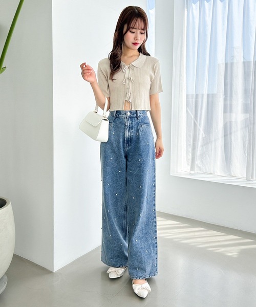 Heather（ヘザー）の「フラップハンドルBAG　129450（ショルダーバッグ・レディース・ホワイト/ブルー/ブラック・ONE SIZE）」の11枚目の写真