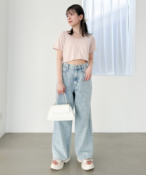 Heather（ヘザー）の「フラップハンドルBAG　129450（ショルダーバッグ・レディース・ホワイト/ブルー/ブラック・ONE SIZE）」の15枚目の写真