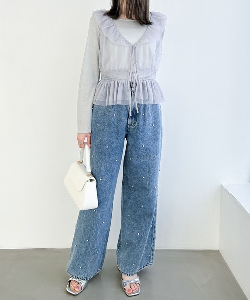 Heather（ヘザー）の「フラップハンドルBAG　129450（ショルダーバッグ・レディース・ホワイト/ブルー/ブラック・ONE SIZE）」の16枚目の写真