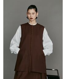 UN3D.（アンスリード）の「FRINGE POINT LONG VEST / フリンジポイント