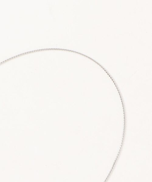 LOWRYS FARM（ローリーズファーム）の「ホソリボンラリエットネックレス　 130075（ネックレス・レディース・ゴールド/シルバー・FREE）」の4枚目の写真