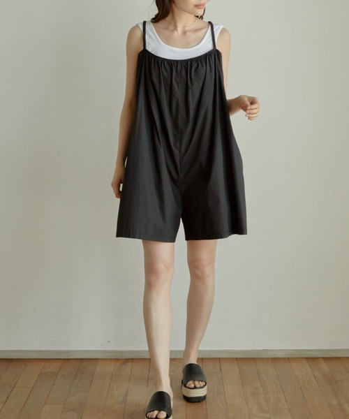 ACYM（アシーム）の「Box cami オールインワン（つなぎ/オールインワン・レディース・ブラック/カーキ・FREE）」の9枚目の写真