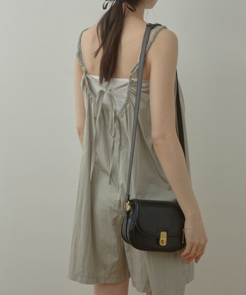 ACYM（アシーム）の「Box cami オールインワン（つなぎ/オールインワン・レディース・ブラック/カーキ・FREE）」の7枚目の写真