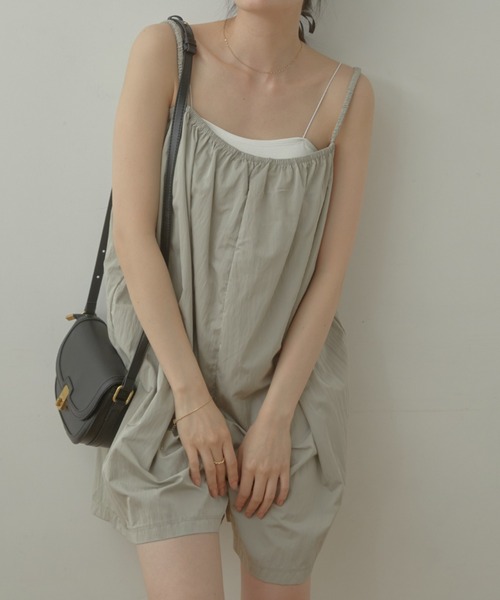 ACYM（アシーム）の「Box cami オールインワン（つなぎ/オールインワン・レディース・ブラック/カーキ・FREE）」の8枚目の写真