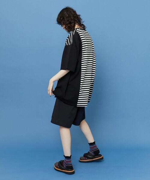 FRAPBOIS（フラボア）の「シャコウボーダー カットソー（Tシャツ/カットソー・レディース・エメラルド/ブラック・1）」の14枚目の写真