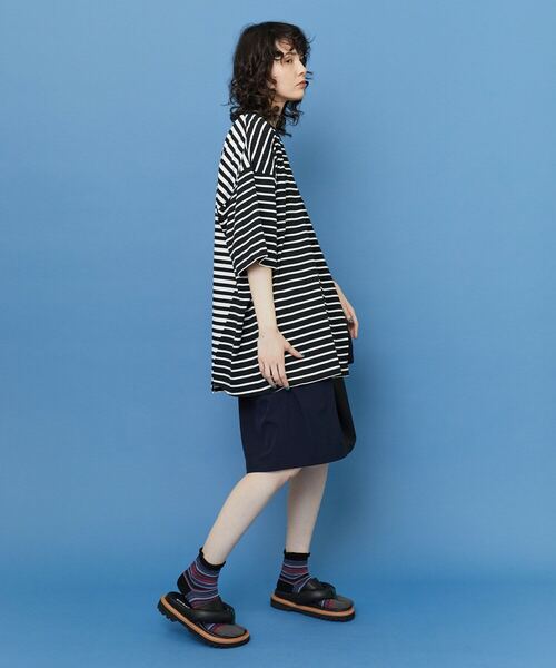 FRAPBOIS（フラボア）の「シャコウボーダー カットソー（Tシャツ/カットソー・レディース・エメラルド/ブラック・1）」の8枚目の写真