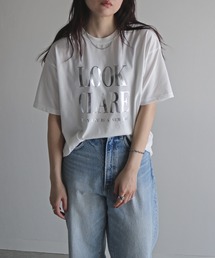 箔ロゴプリントTシャツ