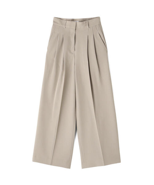 NATURAL BEAUTY BASIC(ナチュラルビューティーベーシック)の「◇ダブルタックワイドパンツ(その他パンツ・レディース・ベージュ/ダークブラウン・MEDIUM/SMALL)」の14枚目の写真