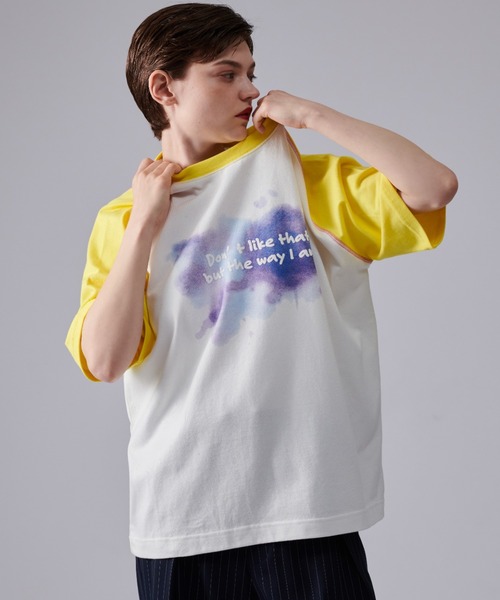 カラーグラデーション プリント Tシャツ（4760TG64