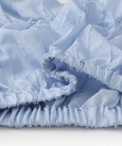 SENSE OF PLACE by URBAN RESEARCH（センスオブプレイスバイアーバンリサーチ）の「クロップドギャザーブラウス（シャツ/ブラウス・レディース・ベージュ/ライトブルー/オフホワイト・ONE）」の12枚目の写真