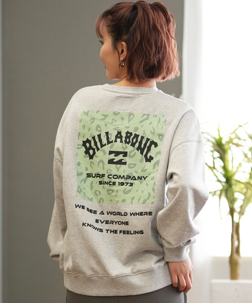 【セール】BILLABONG/ビラボントレーナー/スウェット バックプリント ボーイフィット BE014-003（スウェット）｜BILLABONG（ビラボン）