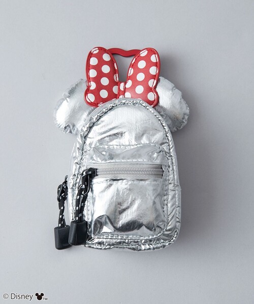 Disney（ディズニー）の「【MICKEY(ミッキー) / 別注】 リュック型シルエットミニポーチ（ポーチ・レディース・ブラック/レッド/オフホワイト/その他7/その他1/その他2/その他3/その他5/シルバー/ナチュラル/その他9/その他8/その他4・FREE）」の12枚目の写真