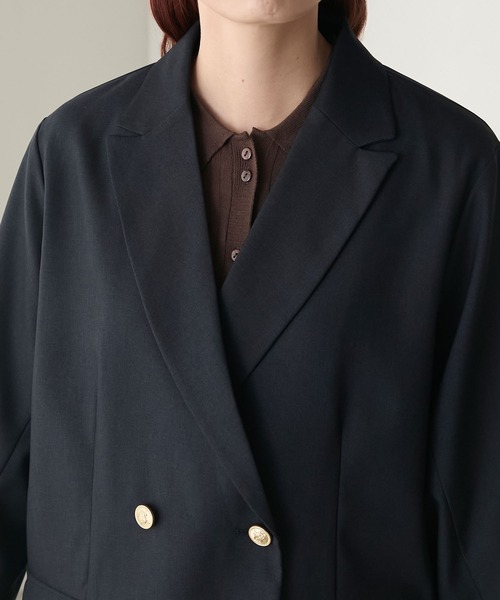 アルアバイル テーラードジャケット ダブルブレスト 金ボタン サイズ1 良品 ＊ 極美品 アルアバイル ダブルブレスト テーラードジャケット 金