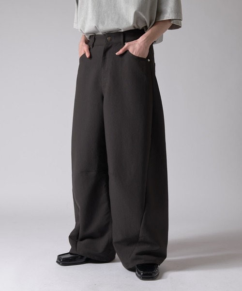 Jent Louis スラックス ワイドレッグフレアパンツ（スラックス）｜Lui's（ルイス）の