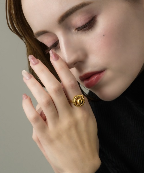 muku（ムク）の「ローズリング（リング・レディース・シルバー/ゴールド・FREE）」の5枚目の写真