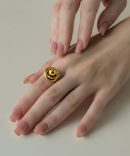 muku（ムク）の「ローズリング（リング・レディース・シルバー/ゴールド・FREE）」の3枚目の写真