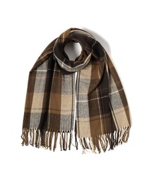 BEAMS HEART | チェック柄 大判ストール(マフラー)