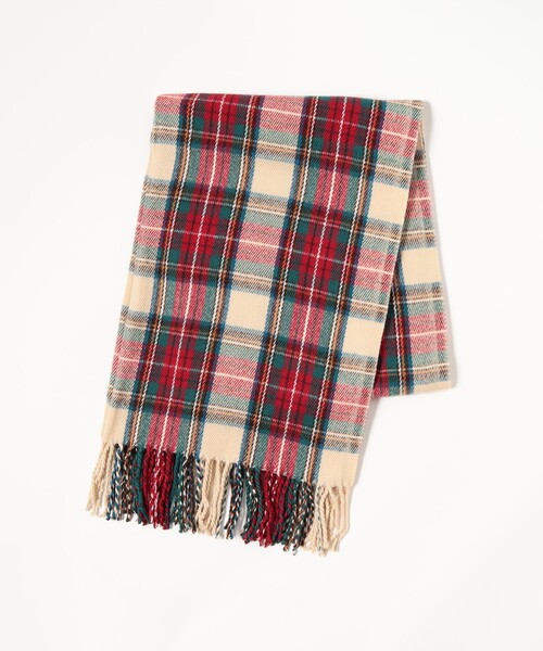 セール】チェック柄 大判ストール（マフラー）｜BEAMS HEART（ビームス