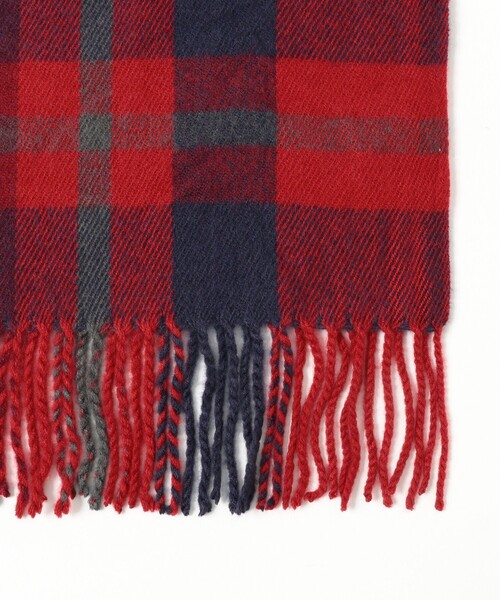 セール】チェック柄 大判ストール（マフラー）｜BEAMS HEART（ビームス