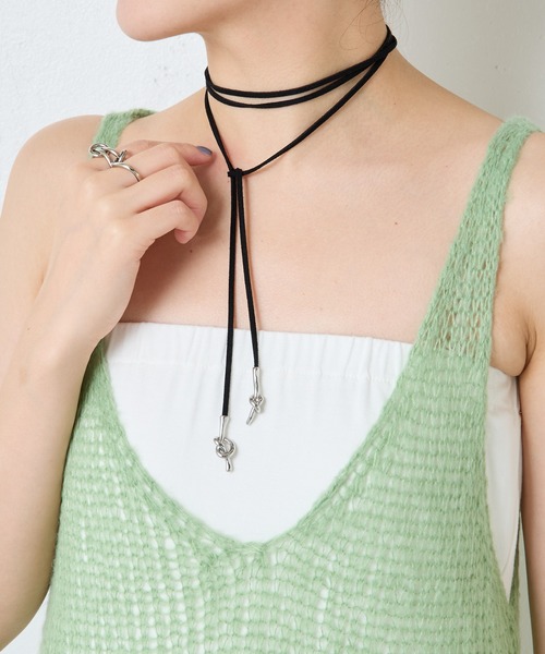 PAPILLONNER（パピヨネ）の「ノットコードチョーカー（チョーカー・レディース・シルバー/ゴールド・FREE）」の14枚目の写真