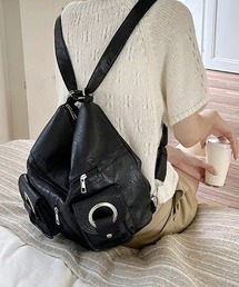 【 BARELY BLUE / ベアリーブルー 】 韓国風 3WAY ビッグ トートバッグ