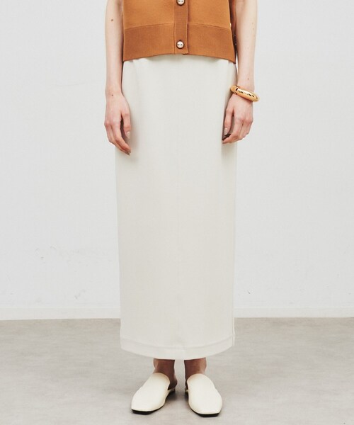 cloenc（クロエンス）の「◆【セットアップ／手洗い可】カットジョーゼットタイトスカート（スカート・レディース・ブラック/ナチュラル/ブルー系その他/ブラウン系・01/02/03）」の19枚目の写真
