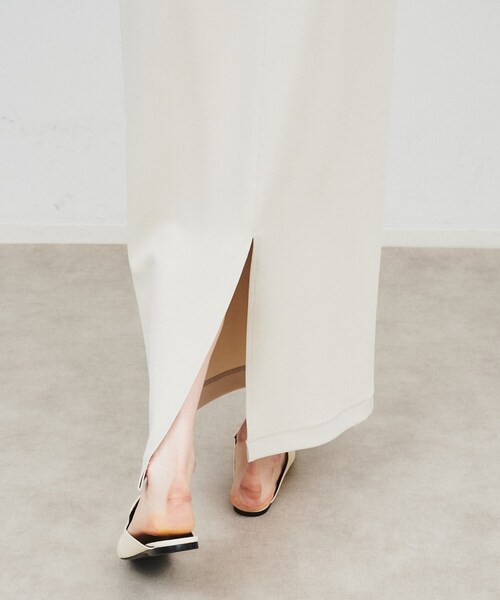 cloenc（クロエンス）の「◆【セットアップ／手洗い可】カットジョーゼットタイトスカート（スカート・レディース・ブラック/ナチュラル/ブルー系その他/ブラウン系・01/02/03）」の9枚目の写真