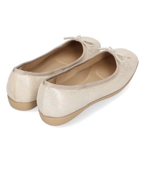 ORiental TRaffic（オリエンタルトラフィック）の「軽量 スクエアトゥバレエシューズ R-4009（バレエシューズ・レディース・レッド/グレー/ブラック/ブラック×ホワイト/ゴールド/ブルー・38/37/36/35/34/33/43/42/41/40/39）」の10枚目の写真