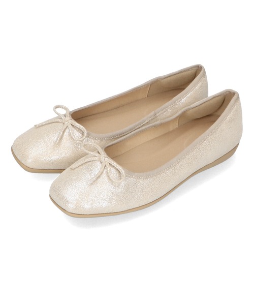 ORiental TRaffic（オリエンタルトラフィック）の「軽量 スクエアトゥバレエシューズ R-4009（バレエシューズ・レディース・レッド/グレー/ブラック/ブラック×ホワイト/ゴールド/ブルー・38/37/36/35/34/33/43/42/41/40/39）」の19枚目の写真