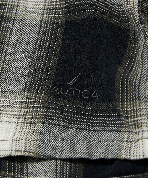 NAUTICA（ノーティカ）の「NAUTICA/ノーティカ Bleach Ombre Check L/S Shirts/ブリーチ加工 オンブレ チェック ロングスリーブシャツ（シャツ/ブラウス・メンズ・ブラック/ネイビー・MEDIUM/X-LARGE/LARGE）」の8枚目の写真
