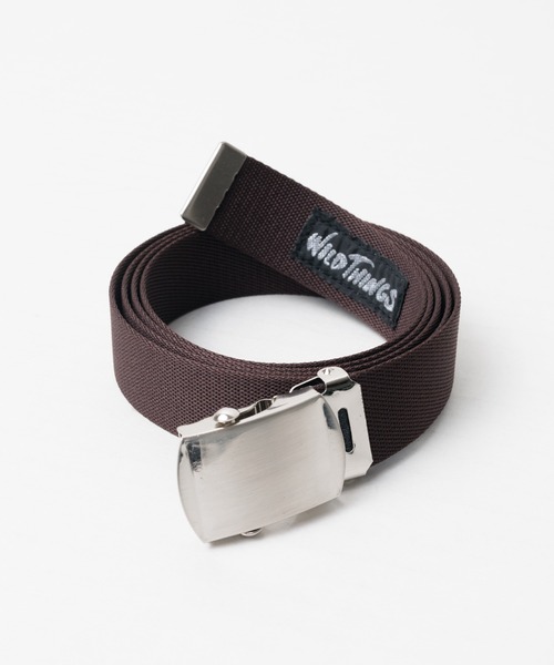 WILD THINGS（ワイルドシングス）の「【WILD THINGS】GI BELT（ベルト・メンズ・カーキ/ブラック/グレー/ベージュ/ホワイト/ダークブラウン・FREE）」の5枚目の写真