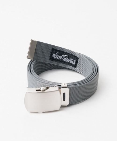 WILD THINGS（ワイルドシングス）の「【WILD THINGS】GI BELT（ベルト・メンズ・カーキ/ブラック/グレー/ベージュ/ホワイト/ダークブラウン・FREE）」の4枚目の写真