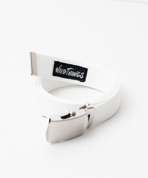 WILD THINGS（ワイルドシングス）の「【WILD THINGS】GI BELT（ベルト・メンズ・カーキ/ブラック/グレー/ベージュ/ホワイト/ダークブラウン・FREE）」の2枚目の写真