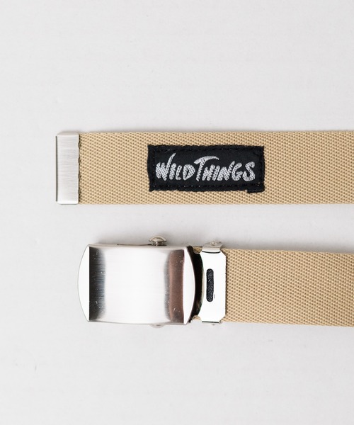 WILD THINGS（ワイルドシングス）の「【WILD THINGS】GI BELT（ベルト・メンズ・カーキ/ブラック/グレー/ベージュ/ホワイト/ダークブラウン・FREE）」の8枚目の写真