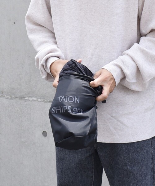 TAION(タイオン)の「【SHIPS any別注】TAION: 〈手洗い可能〉リバーシブル ナイロン インナー ダウン ベスト◇(ダウンベスト・メンズ・ダークブルー/ダークグレー/ブラック・X-LARGE/LARGE/MEDIUM/SMALL)」の13枚目の写真