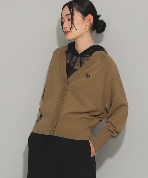 【セール】FRED PERRY / V-Neck Cardigan（カーディガン/ボレロ）｜FRED PERRY（フレッドペリー）