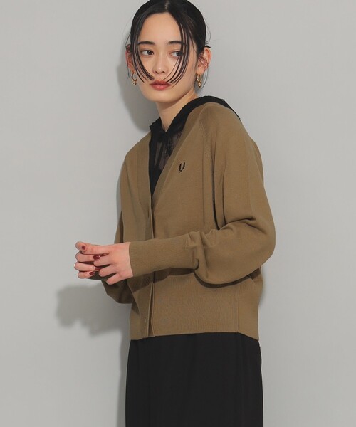 【セール】FRED PERRY / V-Neck Cardigan（カーディガン/ボレロ）｜FRED PERRY（フレッドペリー）
