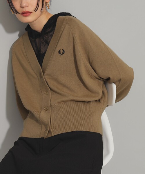 【セール】FRED PERRY / V-Neck Cardigan（カーディガン/ボレロ）｜FRED PERRY（フレッドペリー）
