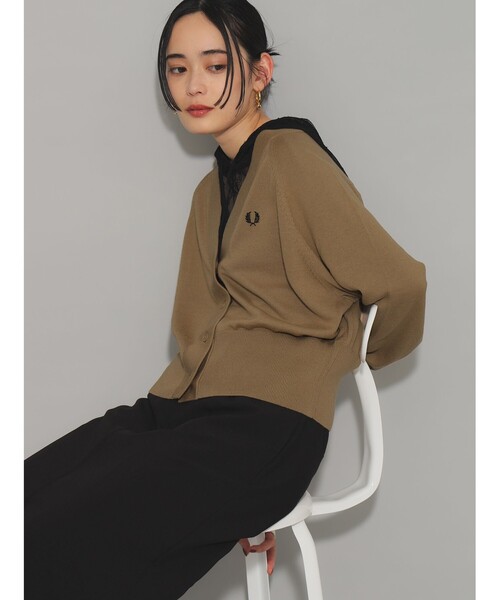 【セール】FRED PERRY / V-Neck Cardigan（カーディガン/ボレロ）｜FRED PERRY（フレッドペリー）