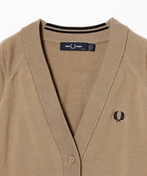 【セール】FRED PERRY / V-Neck Cardigan（カーディガン/ボレロ）｜FRED PERRY（フレッドペリー）