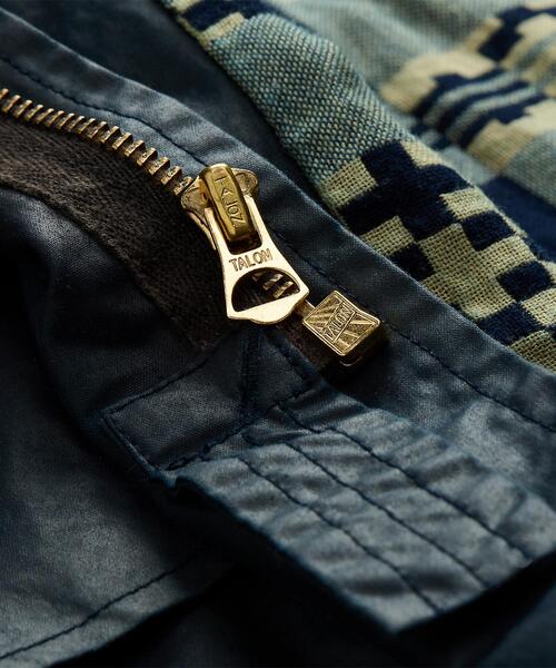 RRL（ダブル アール エル）の「オイルクロス フーデッド ジャケット