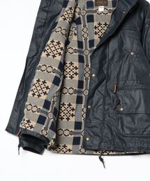 RRL（ダブル アール エル）の「オイルクロス フーデッド ジャケット