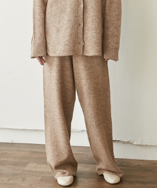 hunch（ハンチ）の「ウール混 ニットパンツ（その他パンツ）」 - WEAR